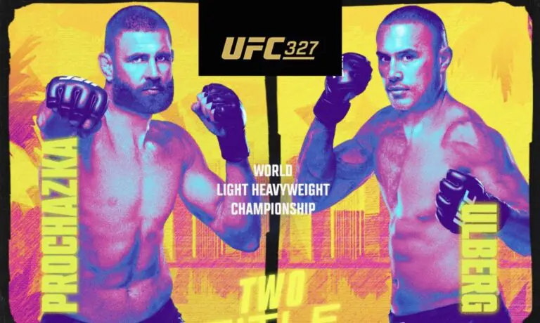 UFC 327: Prochazka vs. Ulberg Live Results