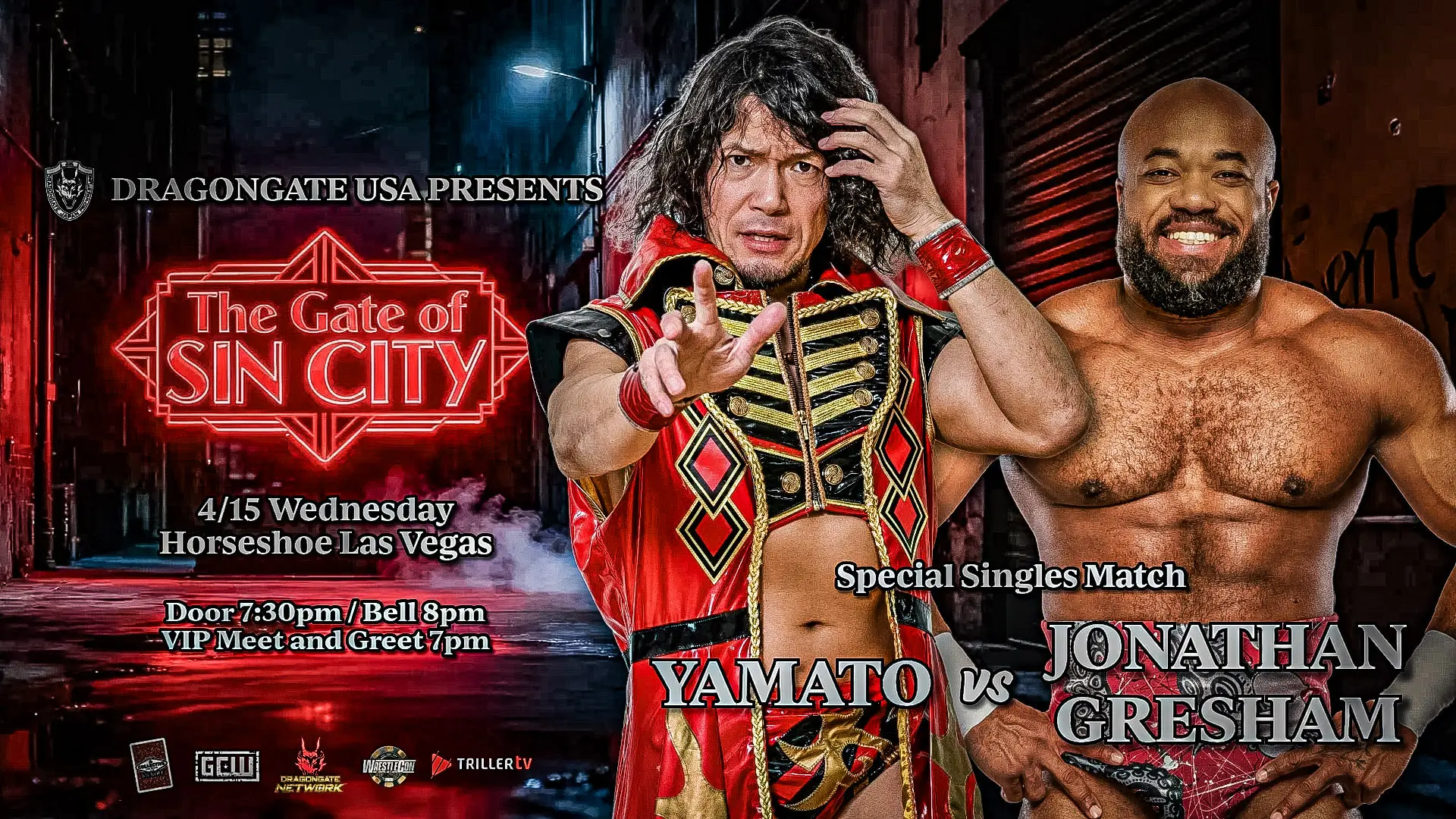 Dragon Gate USA: The Gate Of Sin City Full Match Card