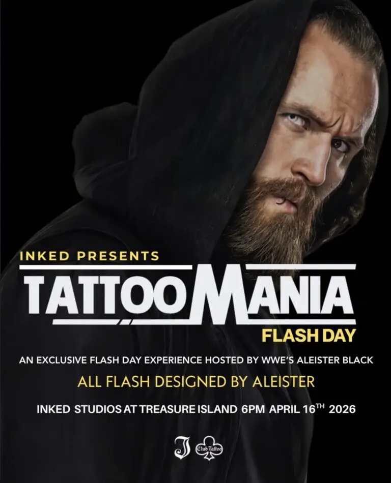 Tattoo Mania With Aleister Black Set For Thursday, April 16