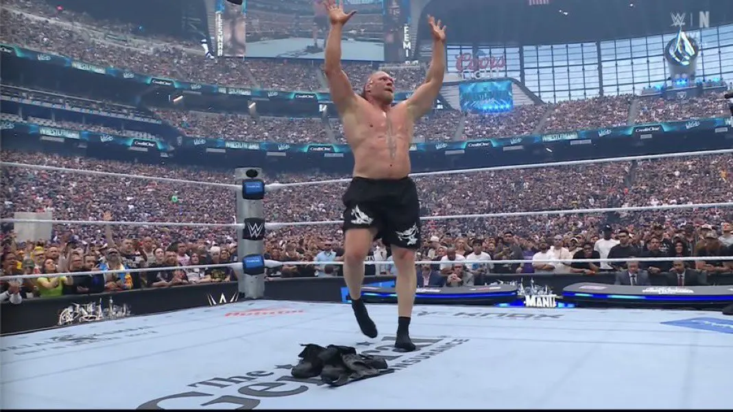 WrestleMania: Brock Lesnar Retires From WWE Following Loss