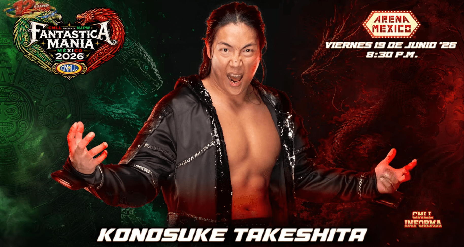 CMLL Informa: FantasticaMania Guests Announced for June 19th Show