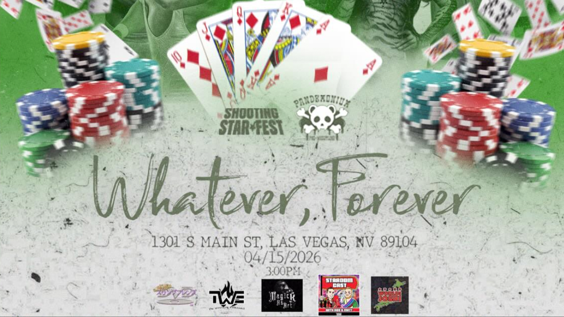 Pandemonium Pro Wrestling: Whatever, Forever Full Card