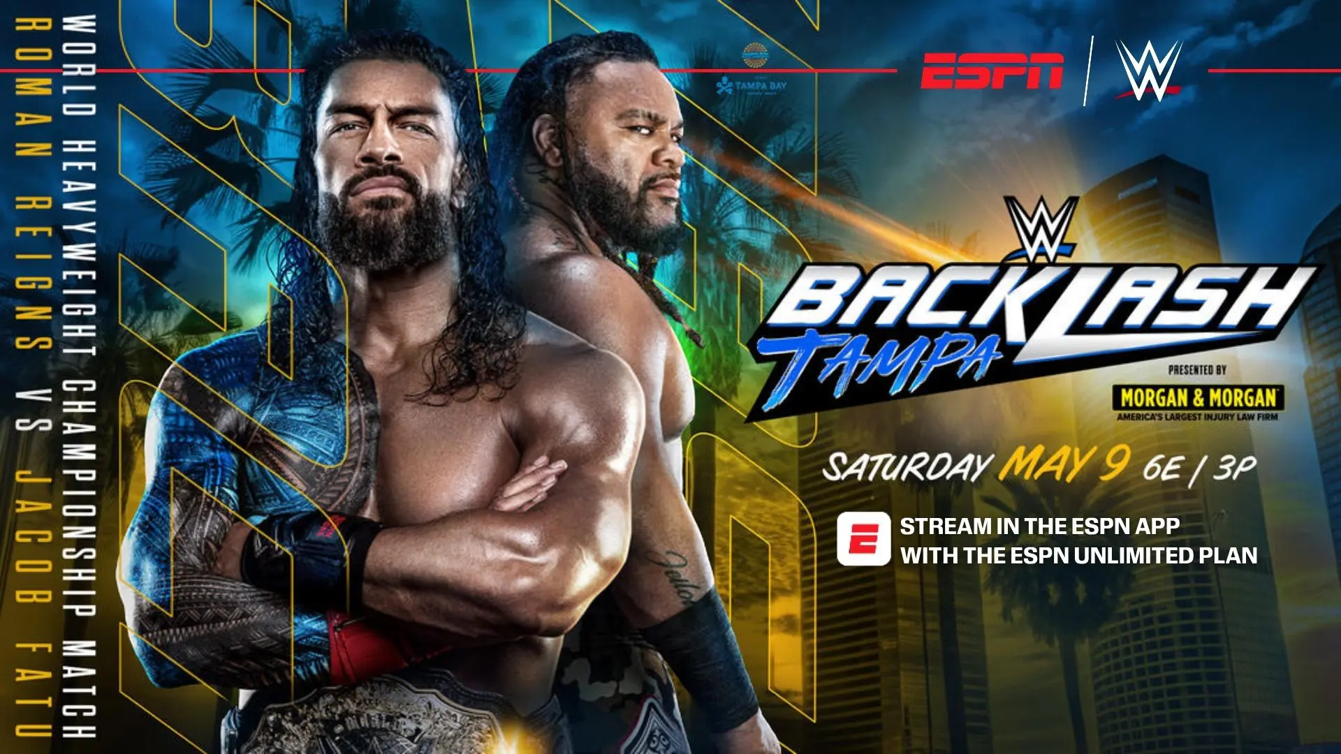 WWE Backlash 2026 Quick Results – Tampa, Florida – May 8th, 2026