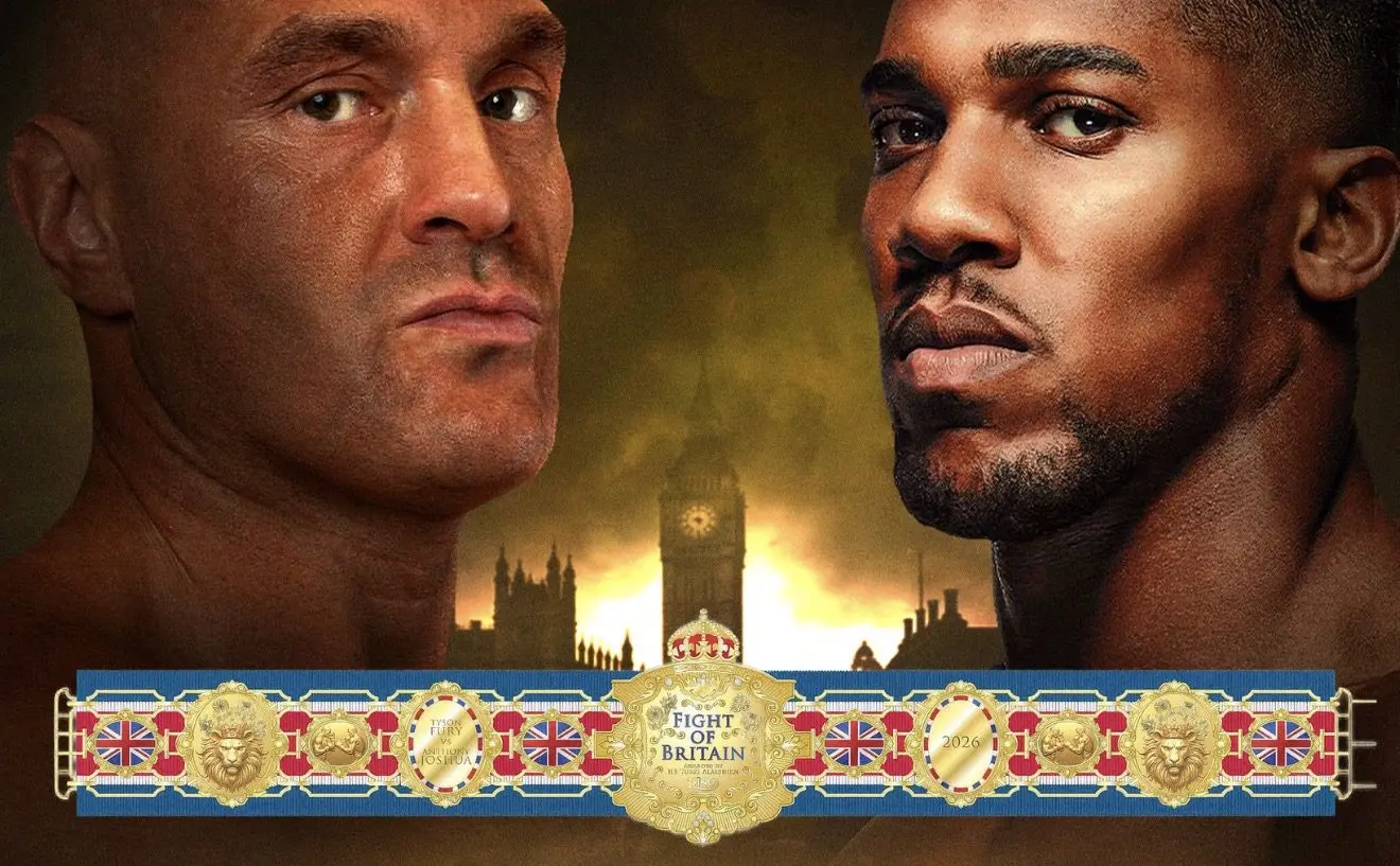 Golden Belt Revealed For Tyson Fury vs. Anthony Joshua Fight