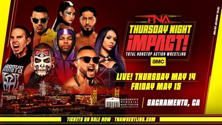 Three Matches Revealed For 5/15 TNA iMPACT! TV Tapings