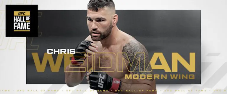 Chris Weidman Named As Member Of The 2026 UFC Hall Of Fame Class