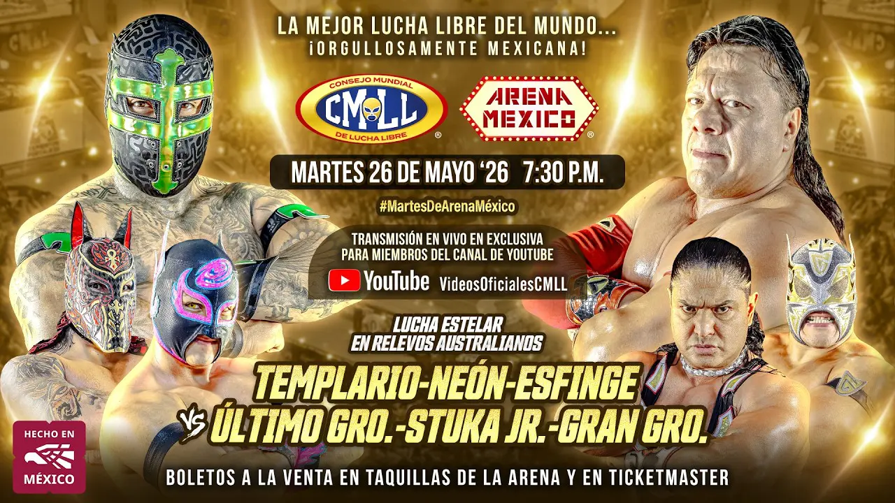 CMLL Martes Populares Results – May 26th, 2026