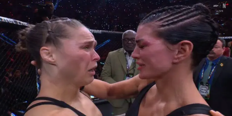 Watch: Ronda Rousey Defeats Gina Carano In MMA Return
