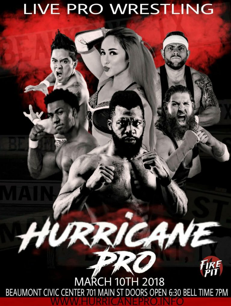 Hurricane Pro Wrestling Results and Review March 11th, 2018