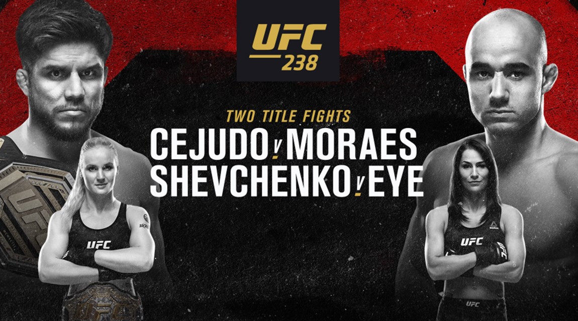 Прямой эфир ufc 238. UFC 238. Взвешивание UFC 238.