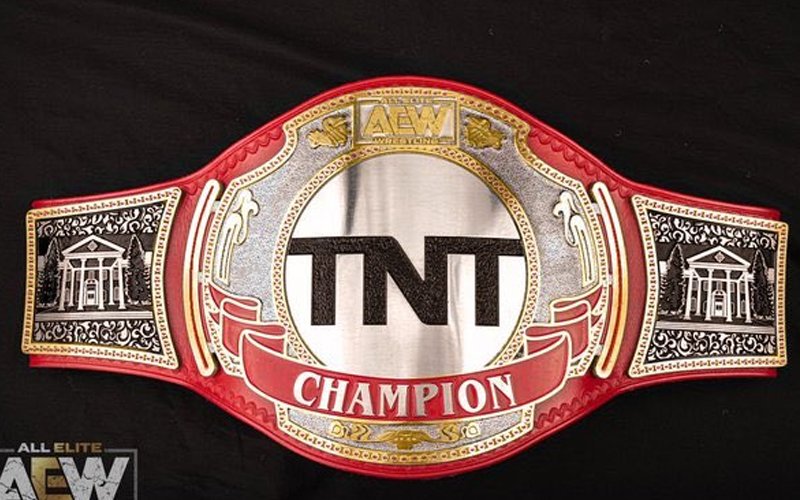 Updated Look At The Finished Version Of The Aew Tnt Championship