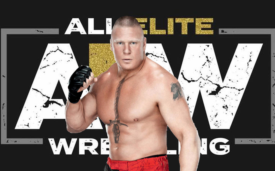 brock lesnar aew wrestling