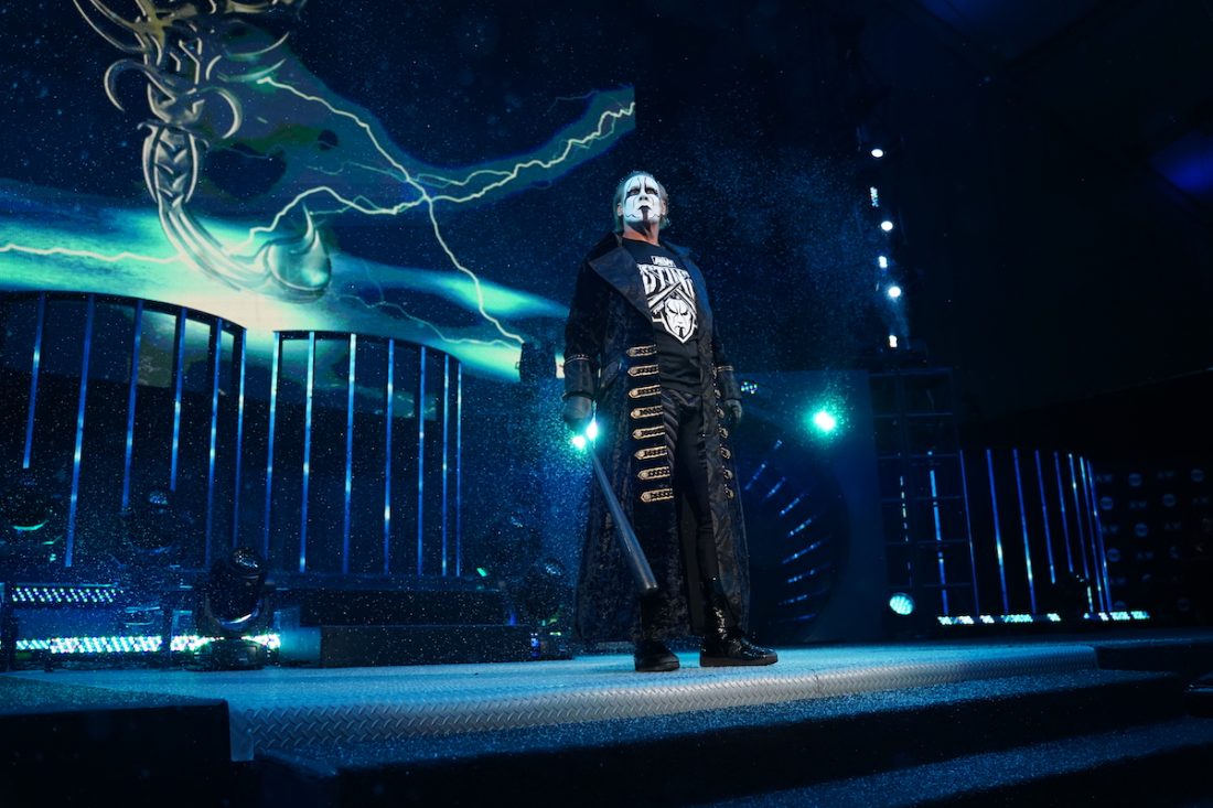 sting aew debut