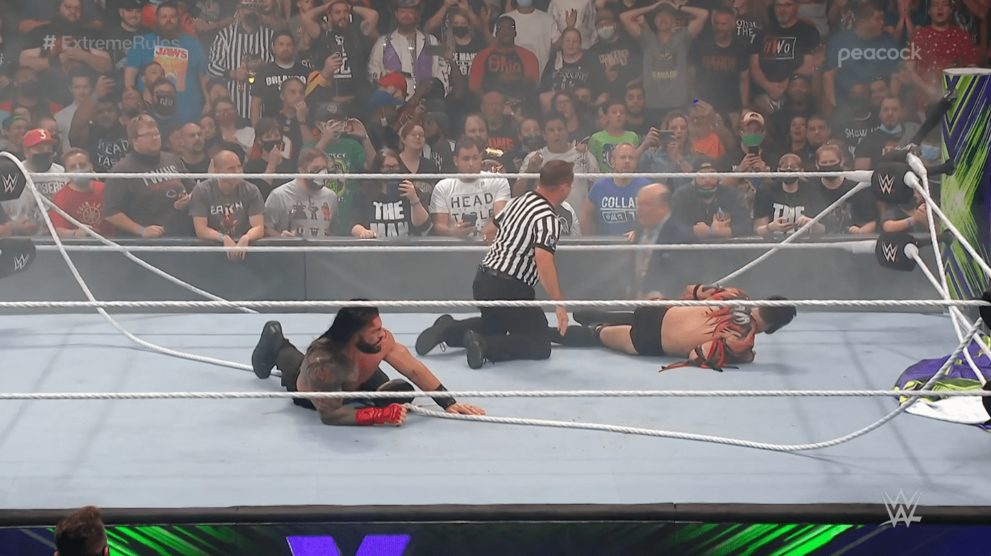 WWE Camera Man Filmed Cutting Rope In Finn Balor Roman Reigns Match At ...