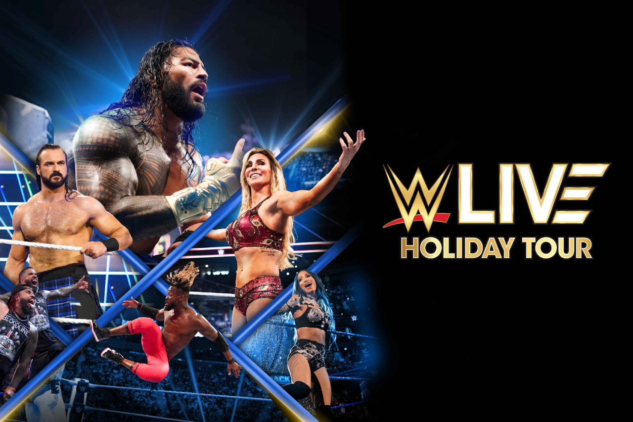 how long is wwe holiday tour show