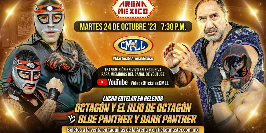 CMLL Martes de Arena Mexico Results (10/24/2023)