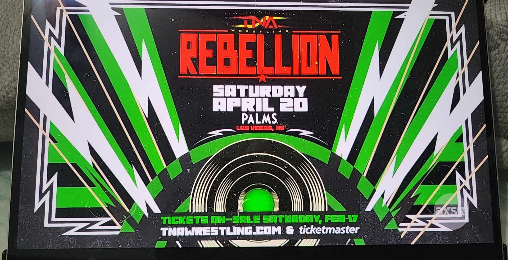 TNA Rebellion Location Revealed