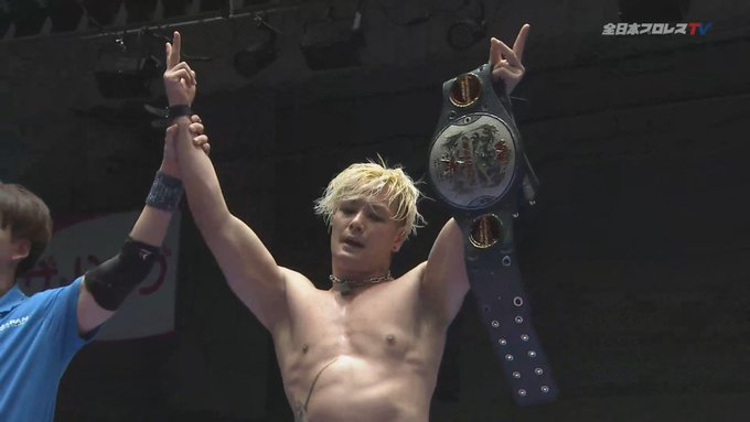 Rising HAYATO Wins The AJPW World Jr Heavyweight Title At Dream Power Series 2024