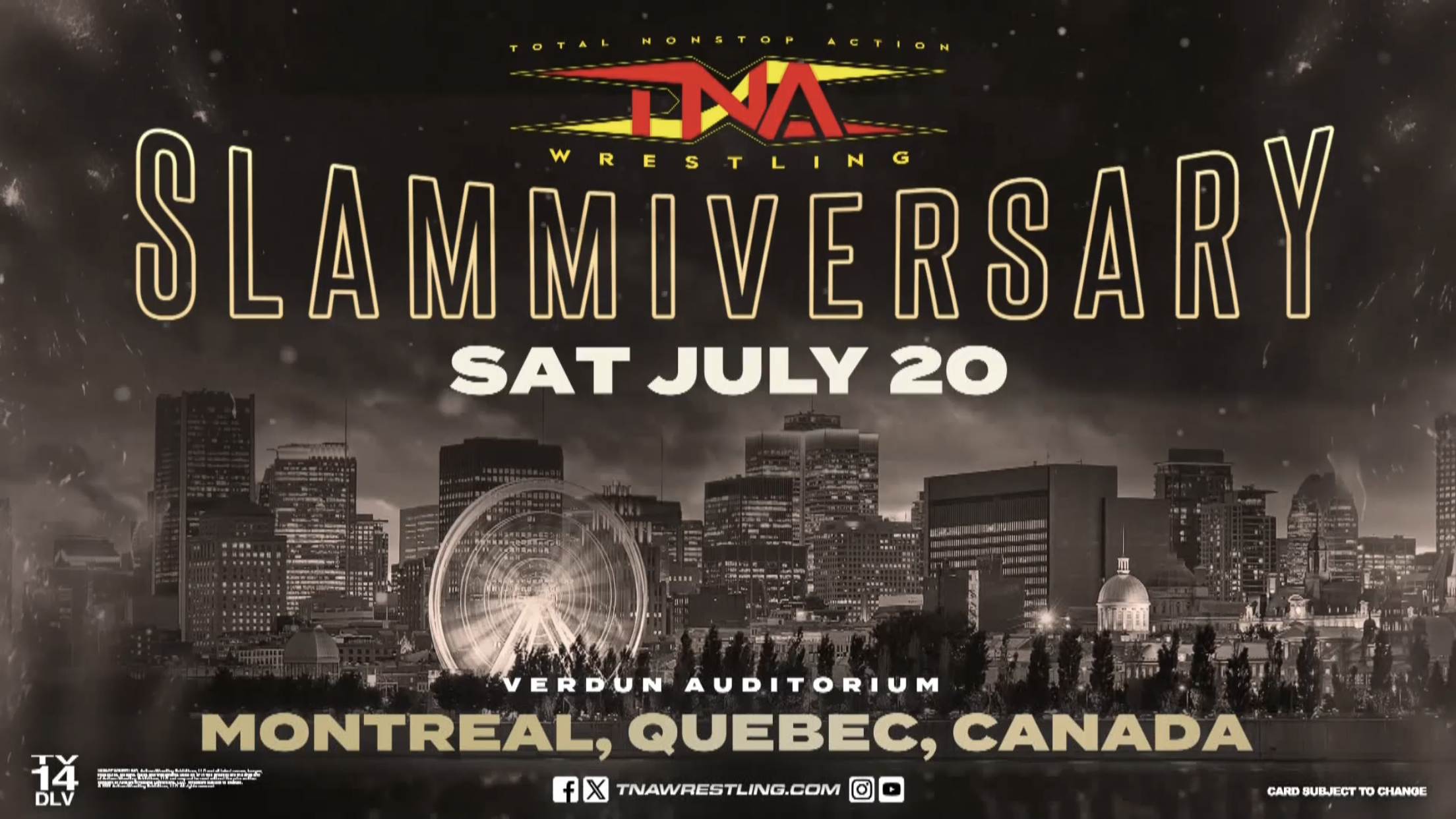 Update On Number Of Tickets Sold (So Far) For TNA Slammiversary PPV In Montreal, Canada