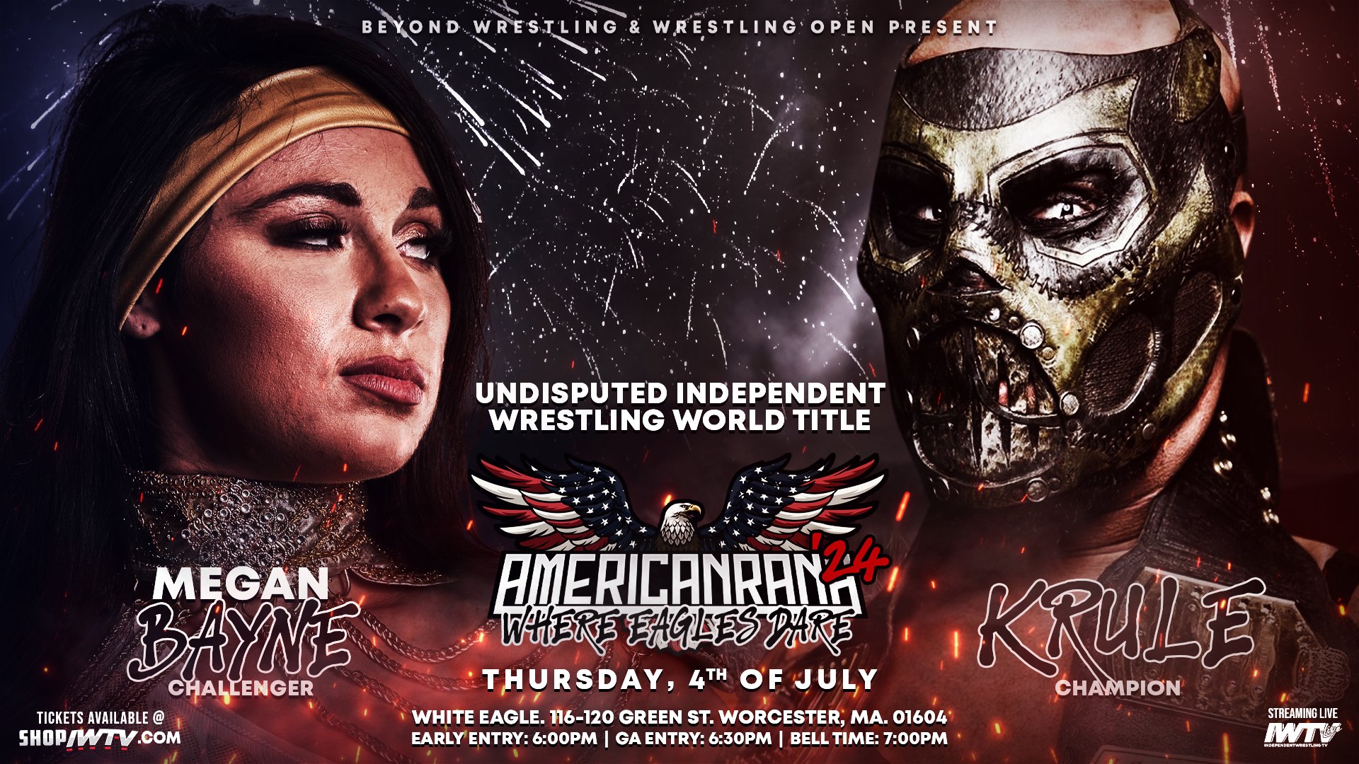 Beyond Wrestling Americanrana: Where Eagles Dare Results (July 4th)