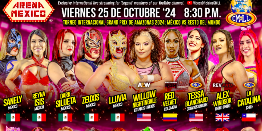 CMLL Grand Prix De Amazonas Results: CMLL Viernes Espectacular