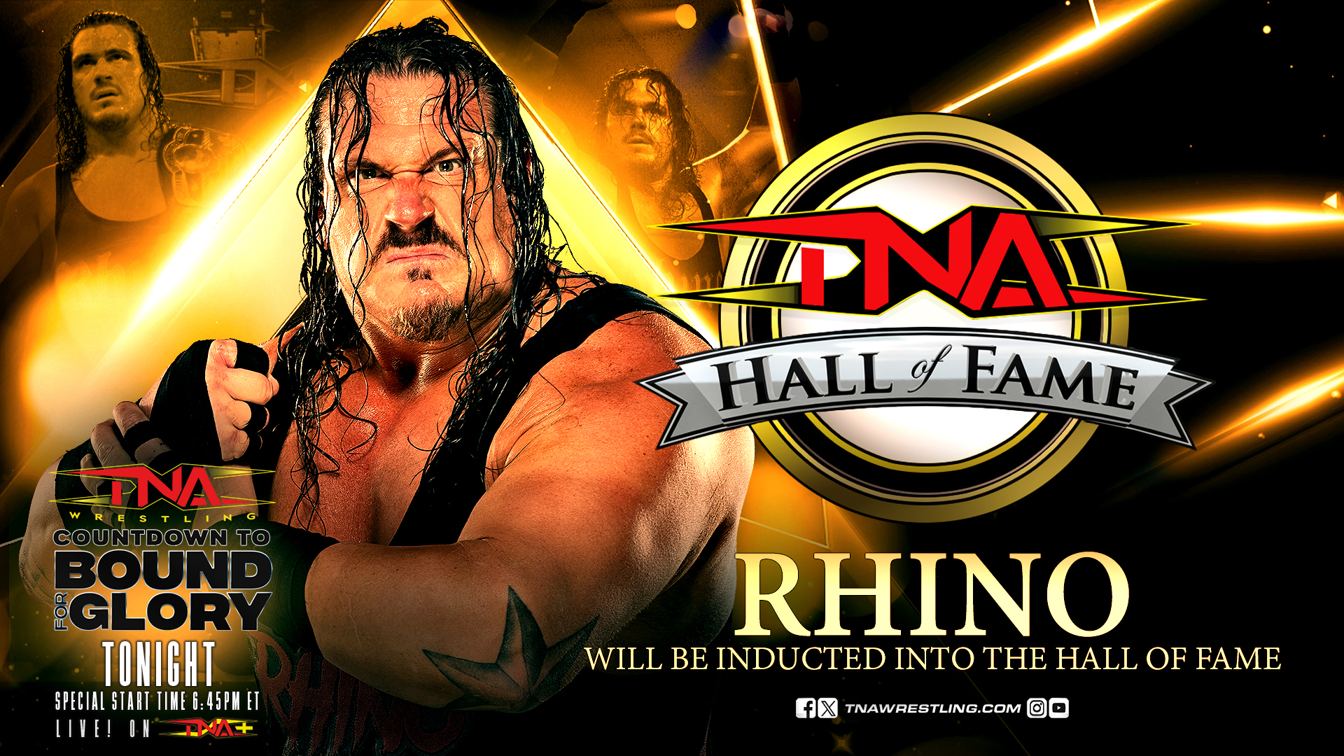 Bob Ryder And Rhino Inducted Into The TNA Hall Of Fame