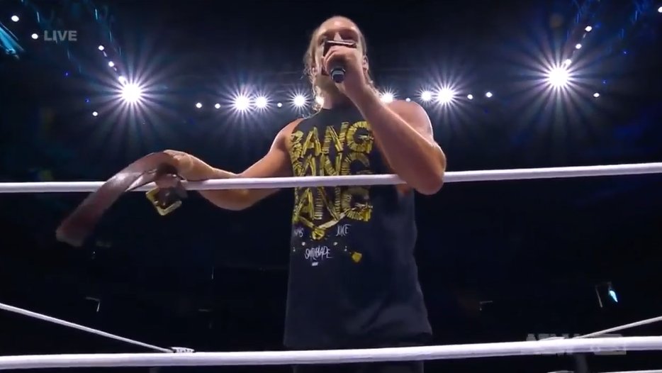 Adam Page Brawls Wth Bang Bang Gang To Kick Off AEW Dynamite