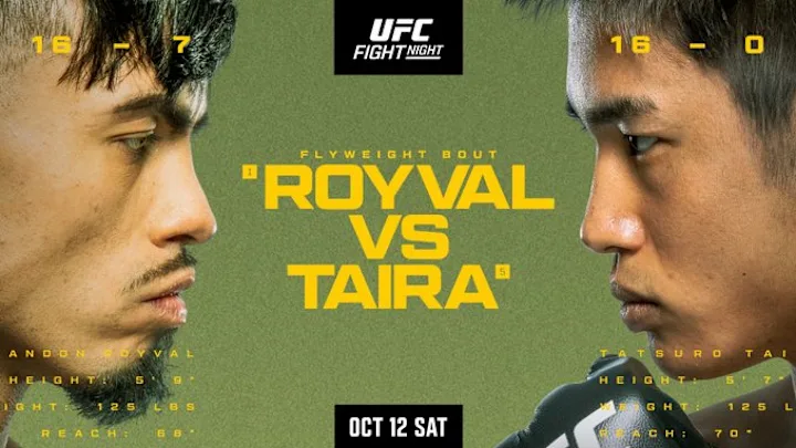 UFC Vegas 98: Royval vs. Taira Live Results