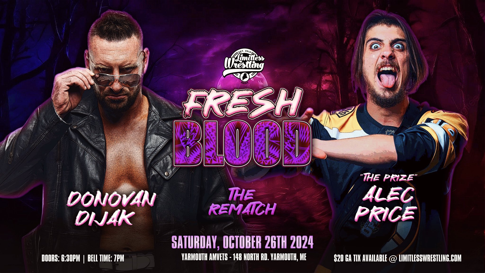 Limitless Wrestling Fresh Blood Results (October 26th, 2024)