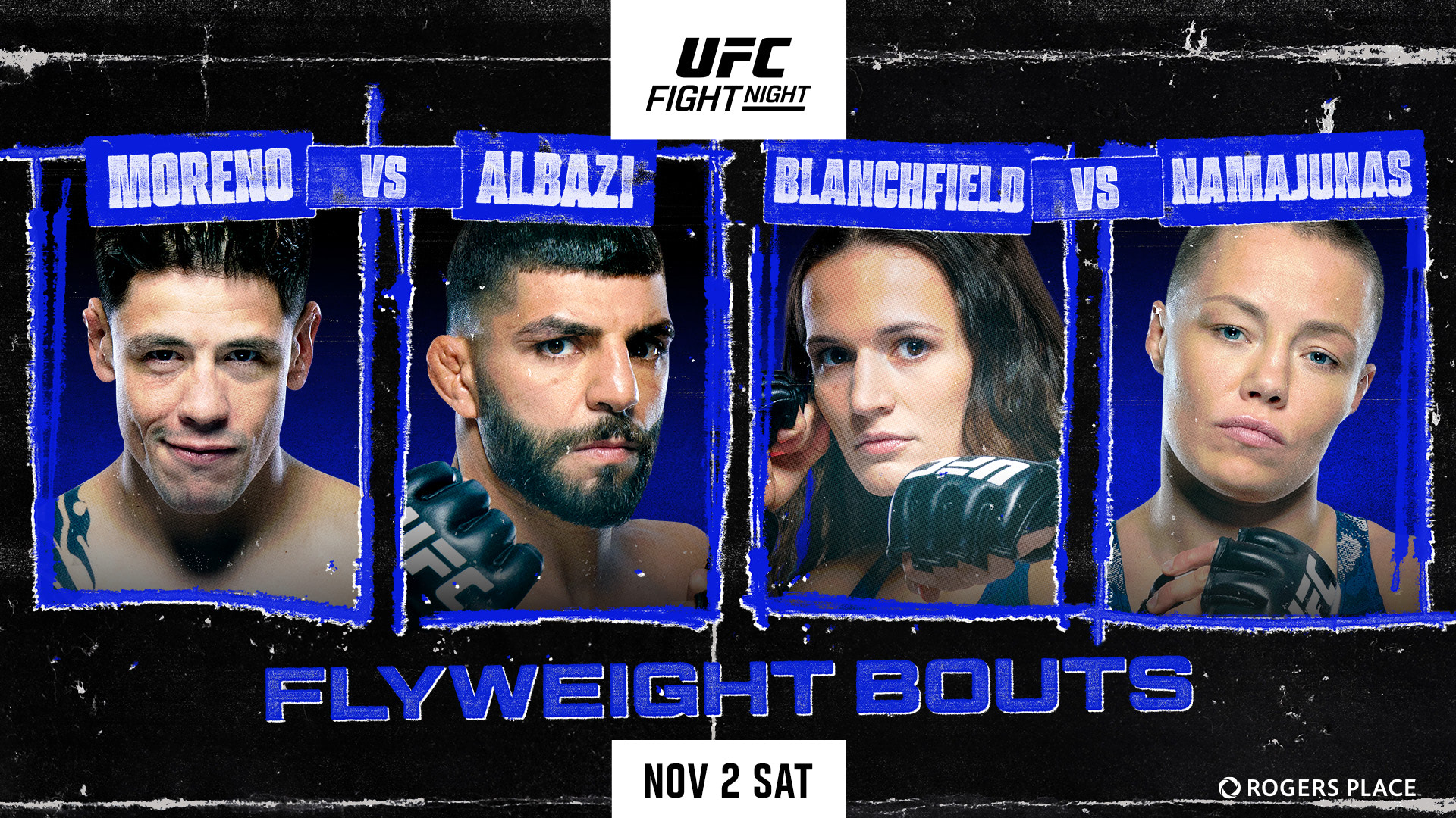 UFC Edmonton: Moreno vs. Albazi Results