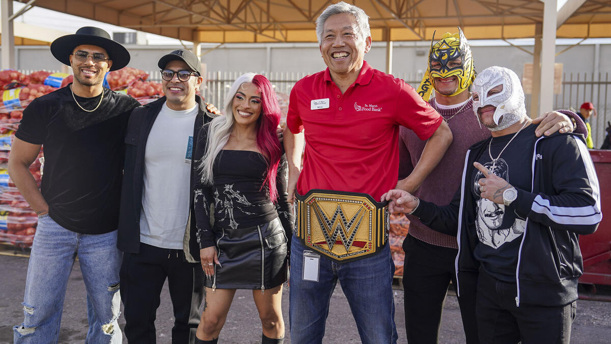 WWE’s LWO Supports Local Food Bank In Phoenix