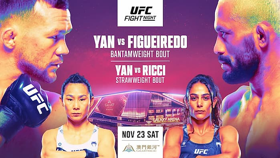 UFC Macau: Yan vs. Figueiredo Live Results