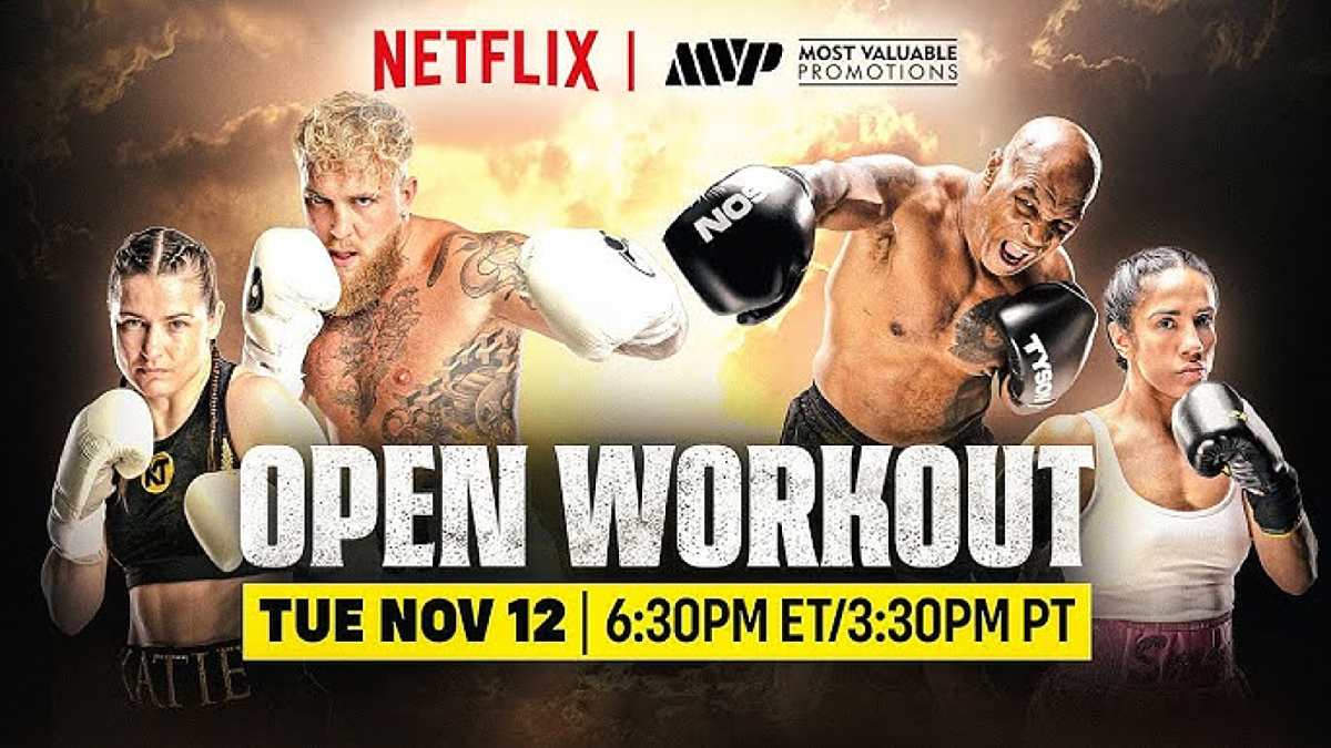 Jake Paul vs. Mike Tyson Open-Workout Highlights