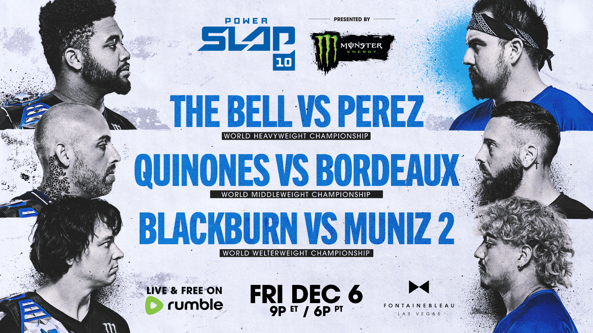 Power Slap 10: Dibbell vs. Perez Live Results