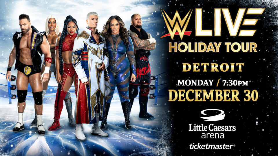 WWE Live Holiday Tour Detroit Results – December 30th, 2024