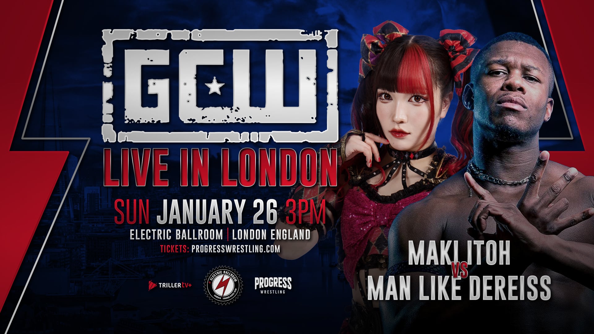 Maki Itoh vs. Man Like Dereiss Set For GCW London