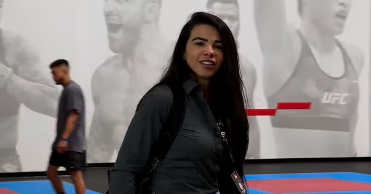 Former UFC Star Claudia Gadelha Gives Speech To FPI 9 Competitors