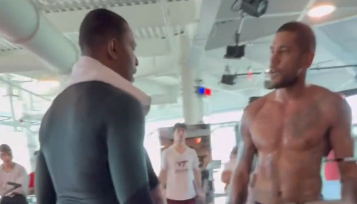 Alex Pereira And Jamahal Hill Get Into Altercation At UFC Gym