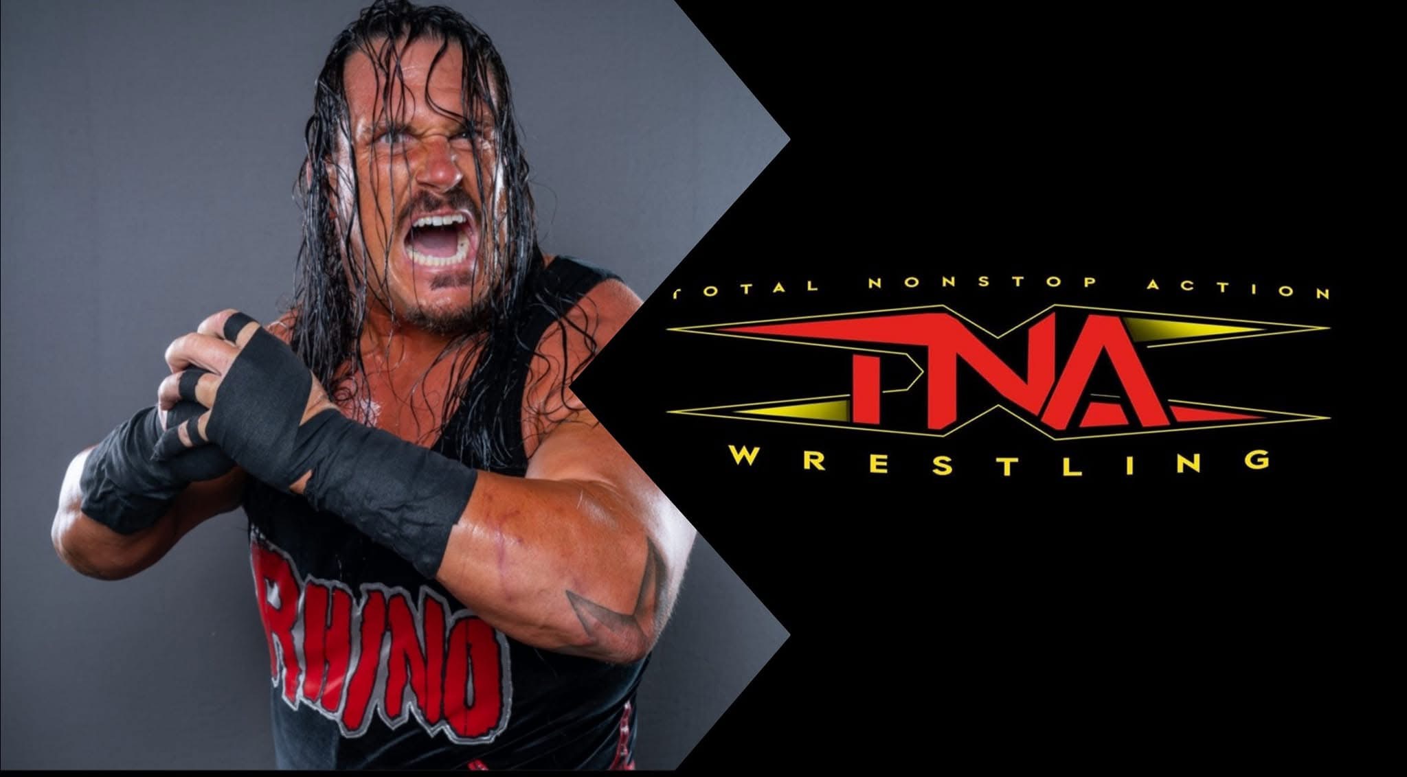 Rhino Finishing Up With TNA