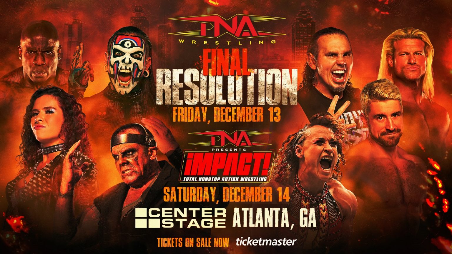 TNA Touts SOLD OUT iMPACT TV Taping On Saturday 12/14, Matches Revealed For The Event