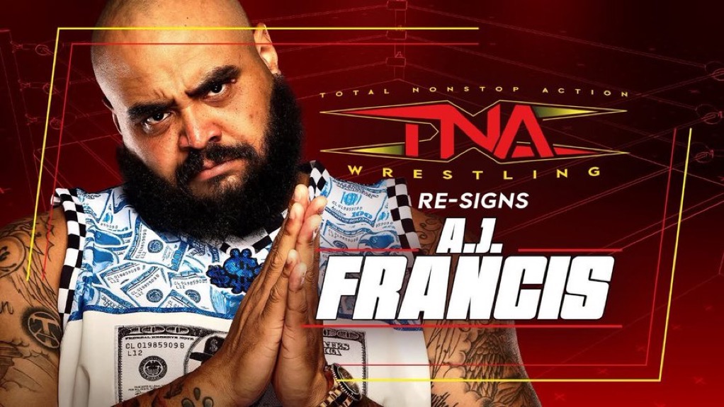 AJ Francis Signs New Deal With TNA Wrestling