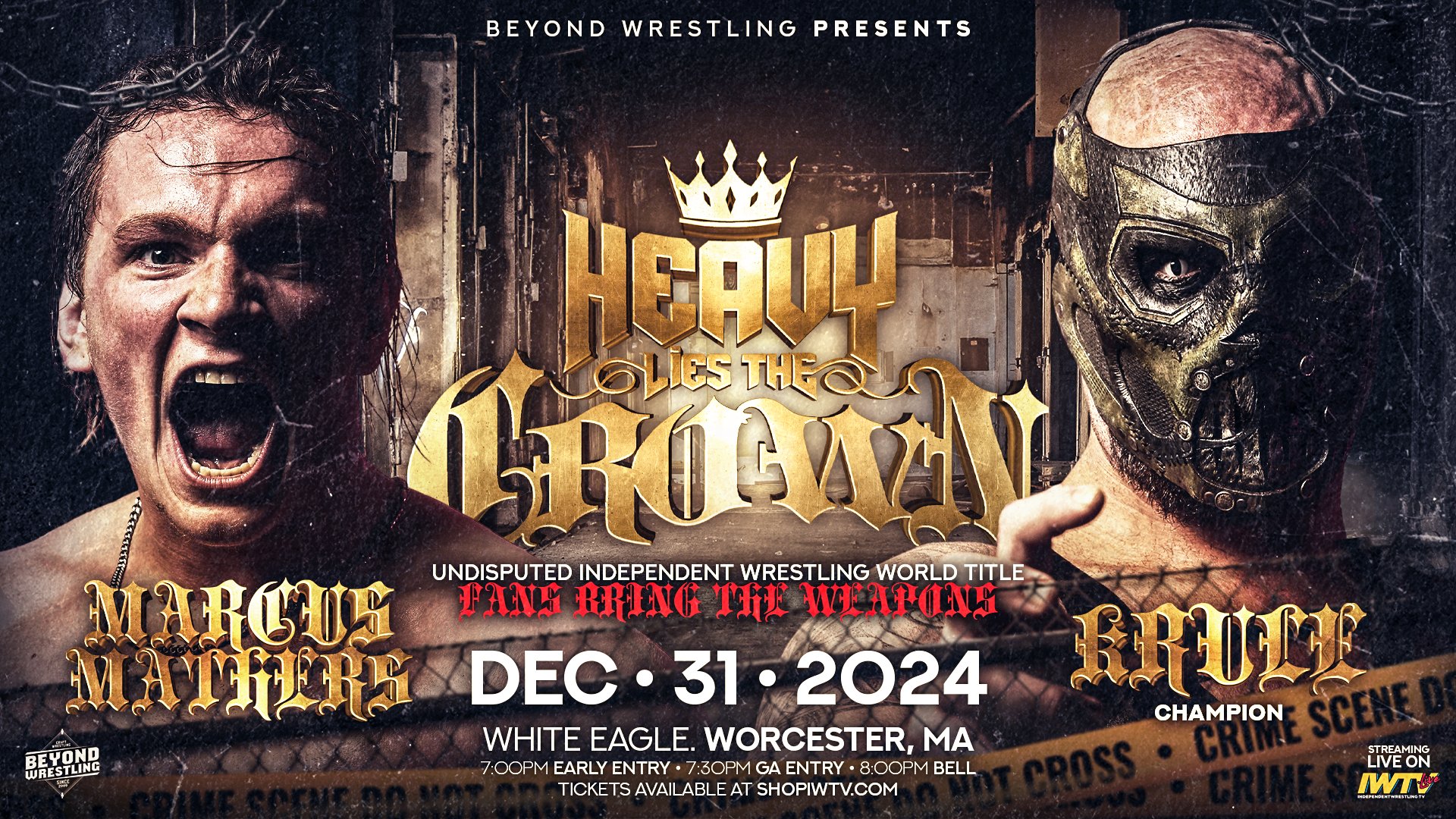 Beyond Wrestling Heavy Lies The Crown Results (December 31st, 2024)