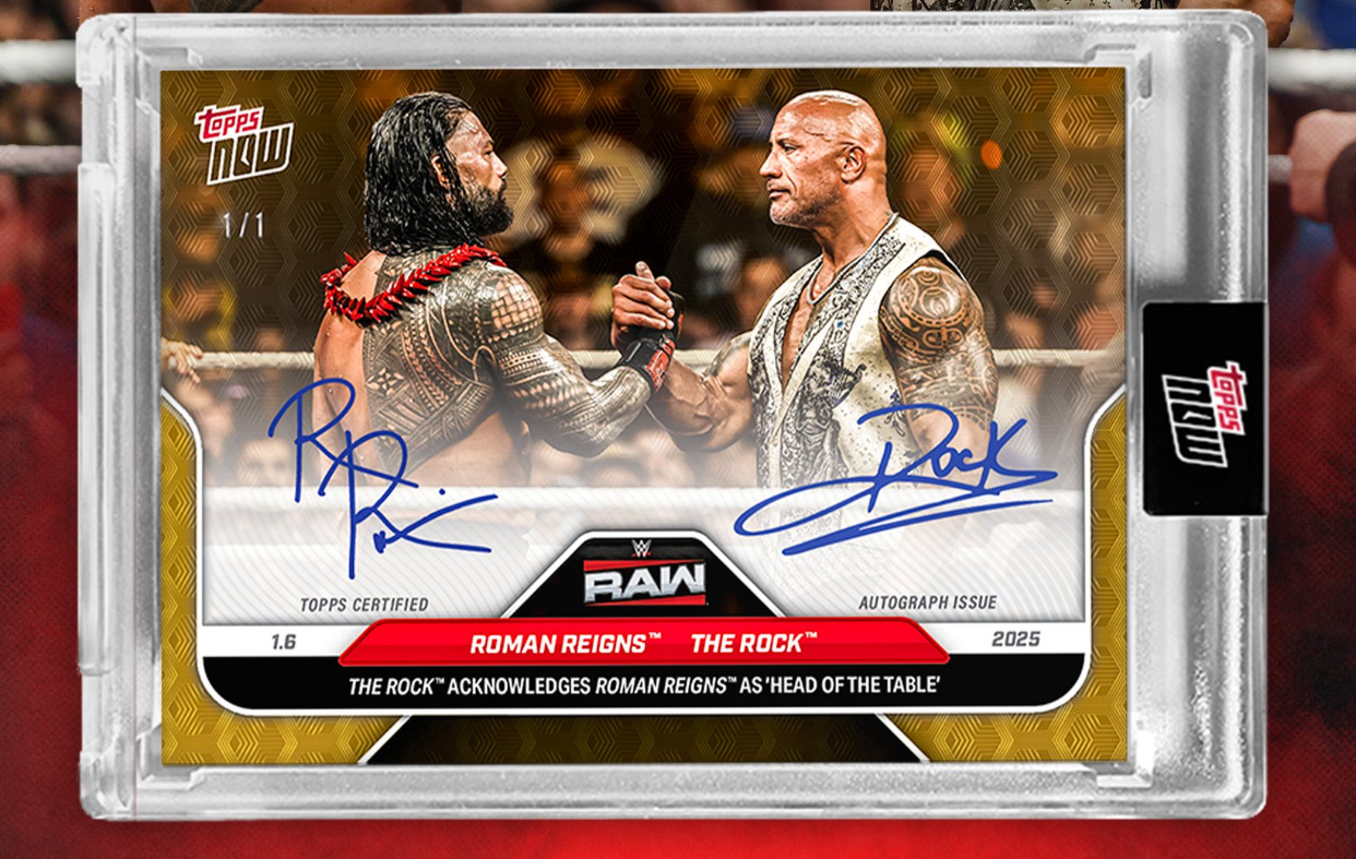 Topps Now Reveals Exclusive RAW Cards Featuring 1/1 Versions