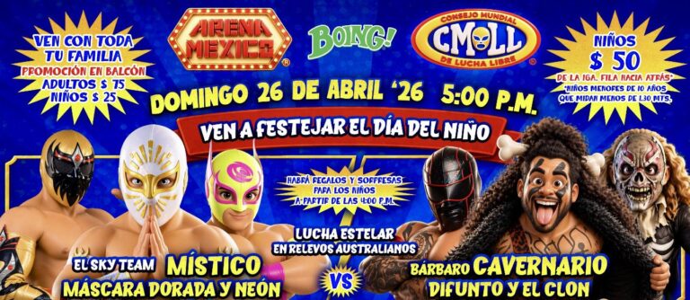CMLL Results from Arena México – Día del Niño Event
