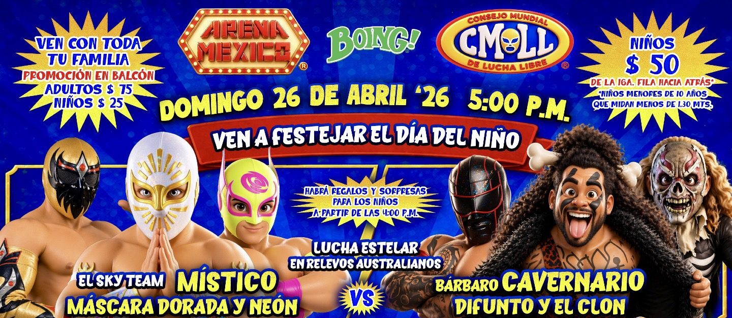 CMLL Results from Arena México – Día del Niño Event