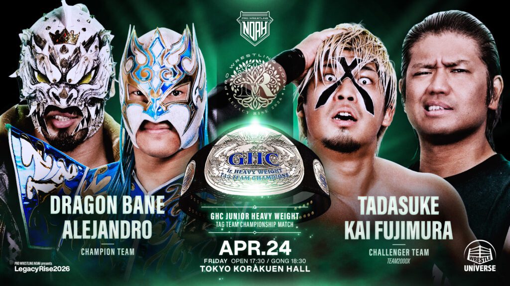 Pro Wrestling Noah Legacy Rise Night 6 Results – April 24, 2026