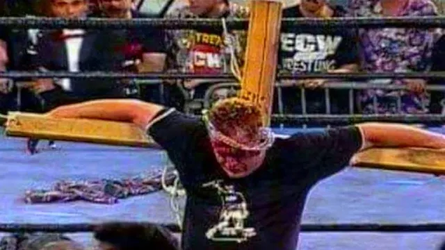 The Sandman Reflects On ECW’s Infamous Crucifixion Angle And Kurt Angle Fallout